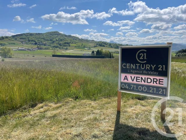 terrain à vendre - 1192.0 m2 - ST VINCENT - 43 - AUVERGNE - Century 21 L'Agence Du Velay terrain à vendre - 1192.0 m2 - ST VINCENT - 43 - AUVERGNE - Century 21 L'Agence Du Velay