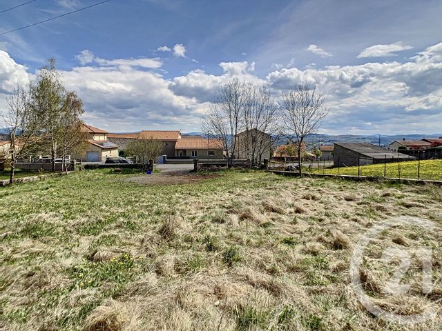 terrain à vendre - 2288.0 m2 - POLIGNAC - 43 - AUVERGNE - Century 21 L'Agence Du Velay